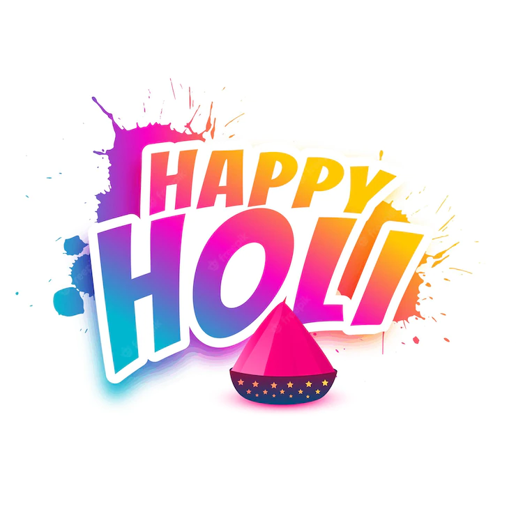Colorful Abstract Happy Holi Festival Card Design 1017 37002