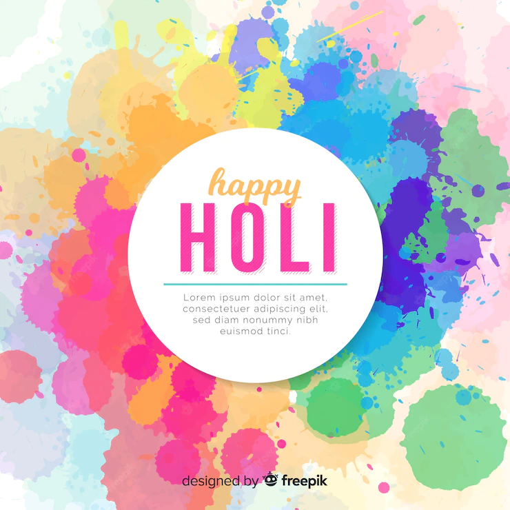 Colorful Spots Holi Fesival Background 23 2148051487