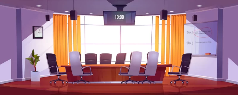 Conference room for business meetings Free Vector Conference room for business meetings Free Vector