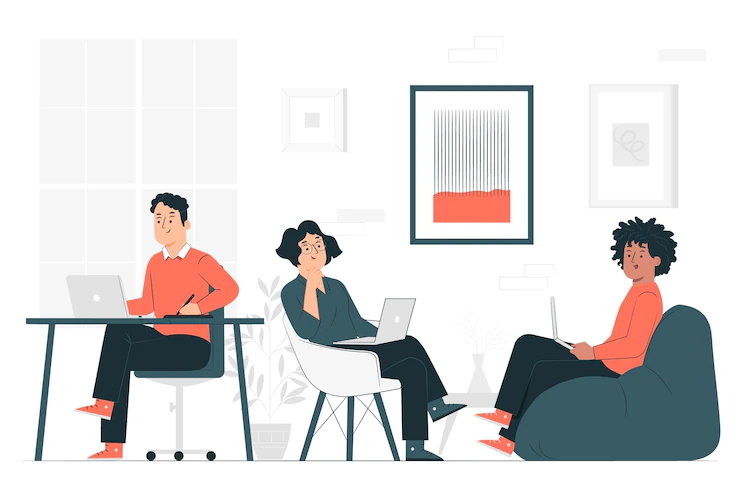 Coworking Concept Illustration 114360 5871