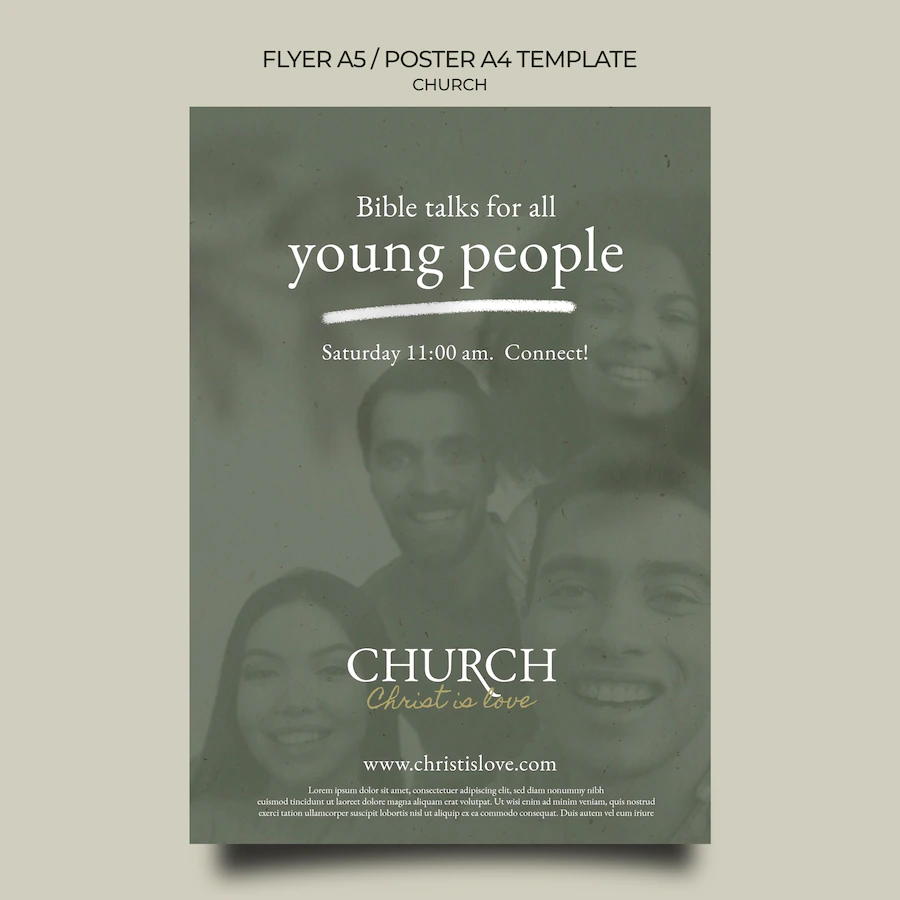 Creative Church Flyer Template 23 2148967151