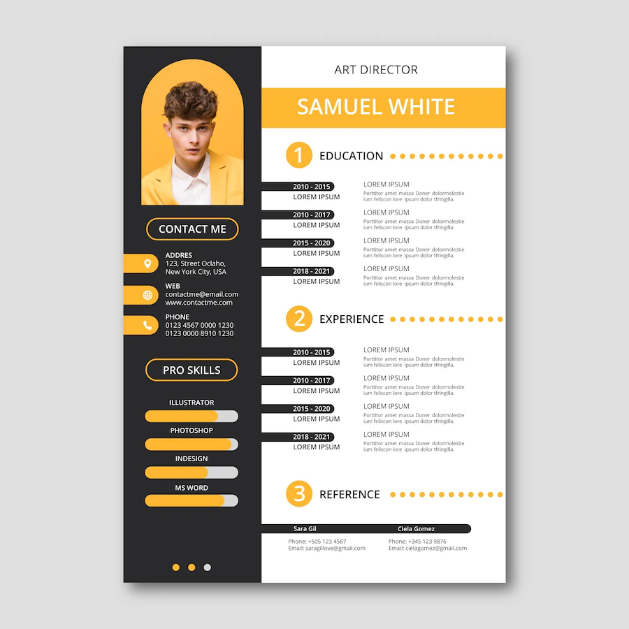 Creative Resume Design Template 23 2148986901