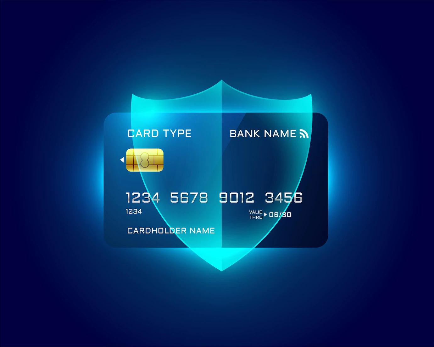 Credit Card Security Concept Background 1017 36205