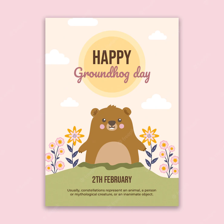 Cute Groundhog Day Poster 23 2149231541