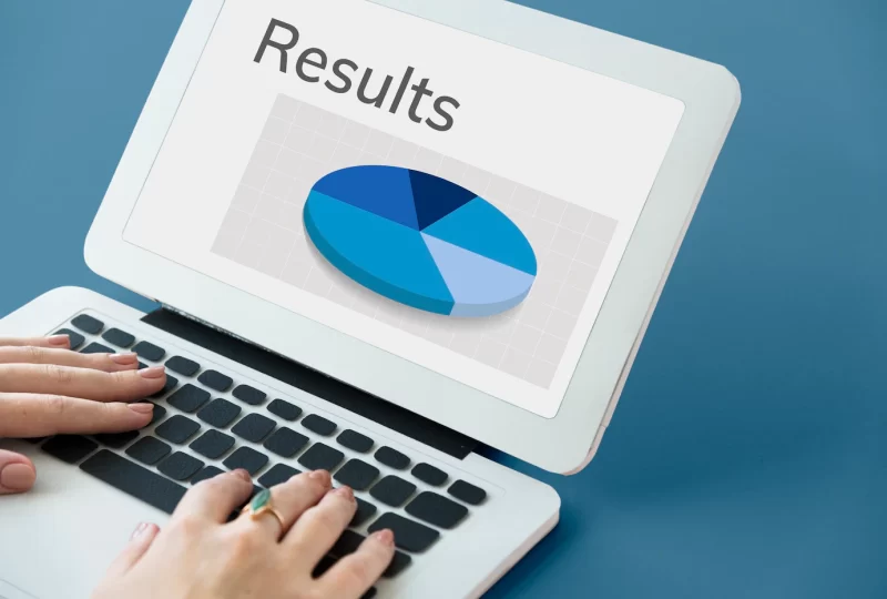 Data analysis results summary graph chart word graphic Free Photo