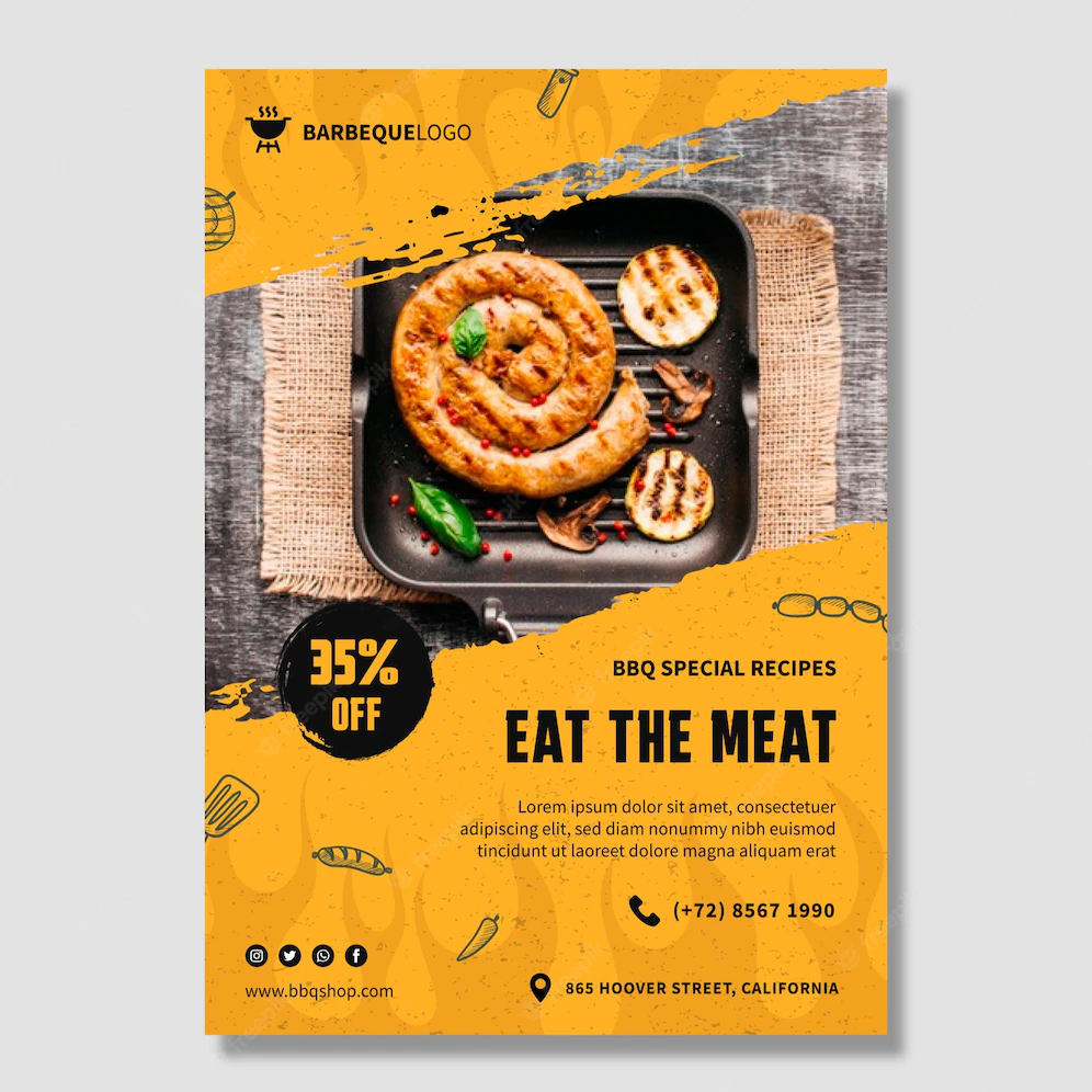 Delicious Barbeque Poster Template 23 2148937114