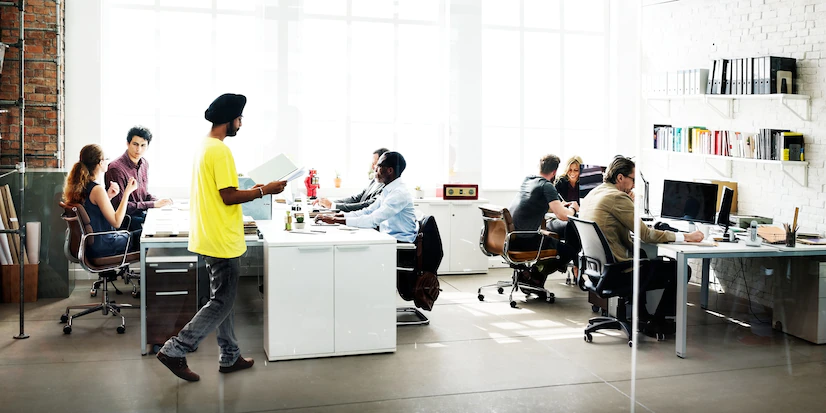 Divers Group People Is Working Office 53876 47122