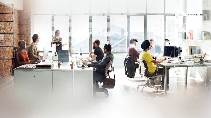 Diverse People Working Office 53876 104681