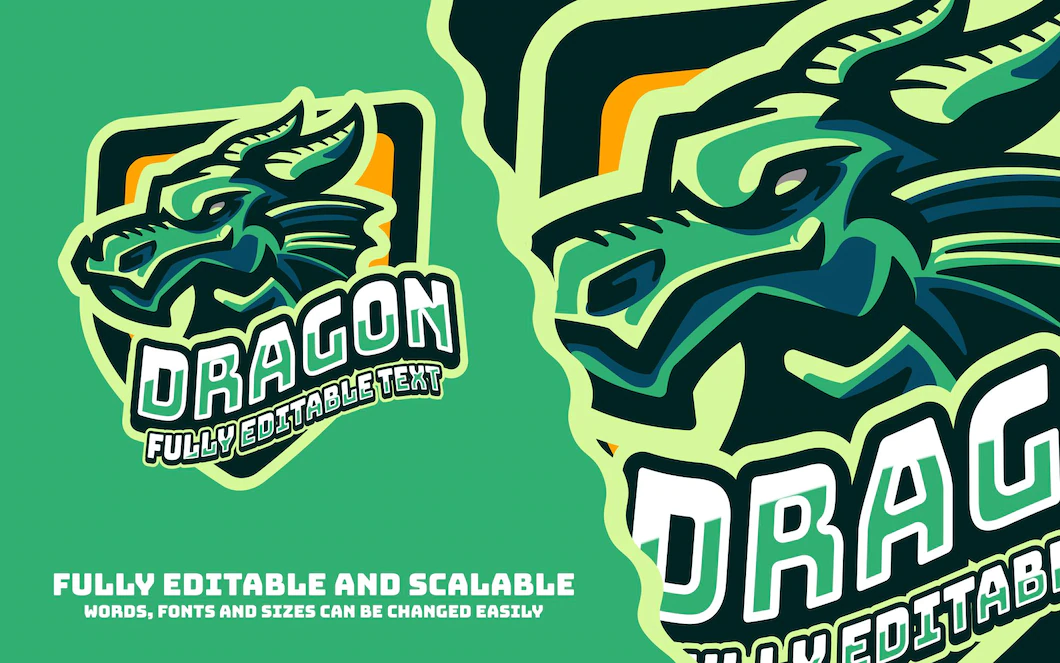 Dragon Sports Mascots Logo 32991 668