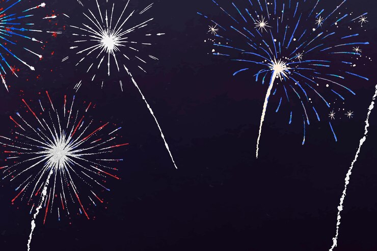 Festival Fireworks Background Vector Celebrations Parties 53876 151135