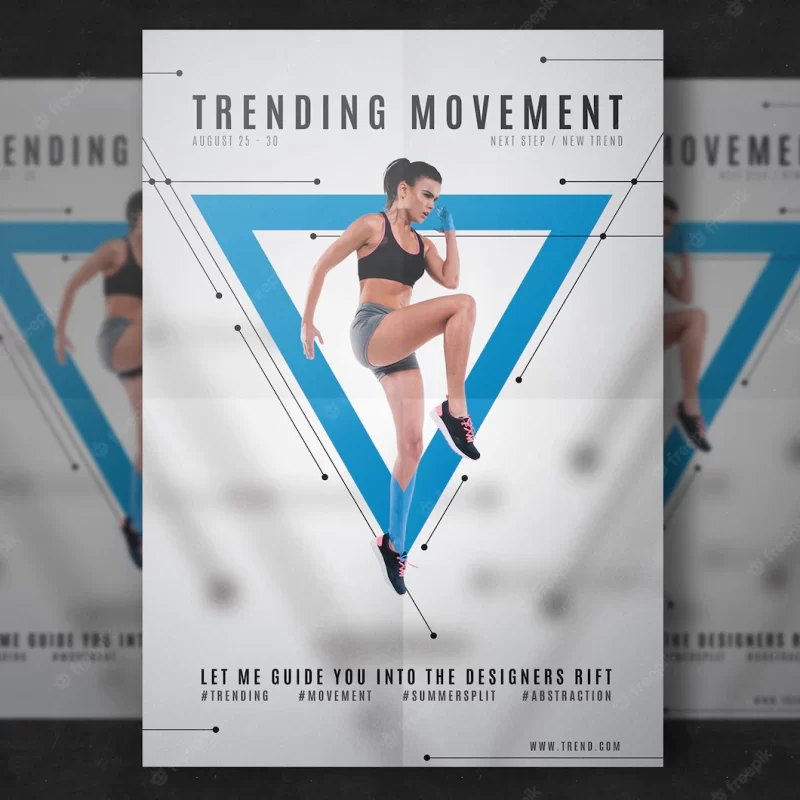 Fitness flyer template Free Psd