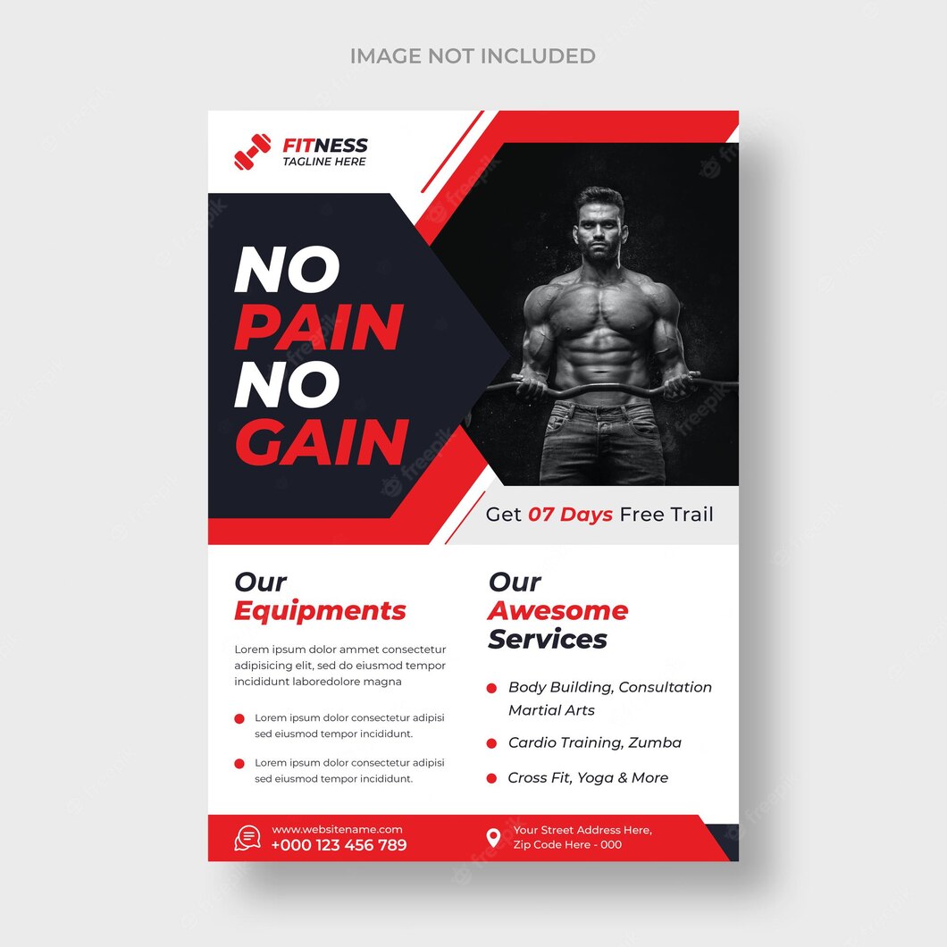 Fitness Workout Flyer Template 237398 390