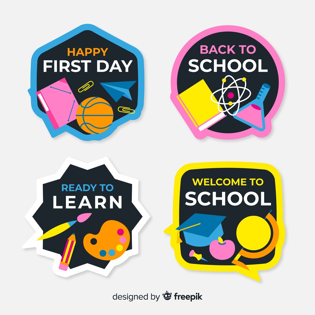 Flat Back School Label Collection 23 2148198265