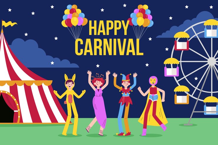 Flat Carnival Background 23 2149233989