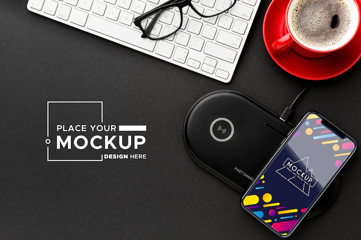Flat Lay Desk Concept Mock Up 23 2148623263