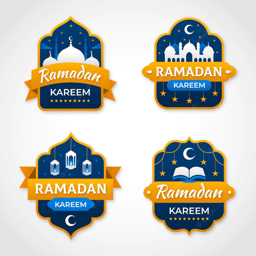 Flat Ramadan Badge Collection 52683 57729