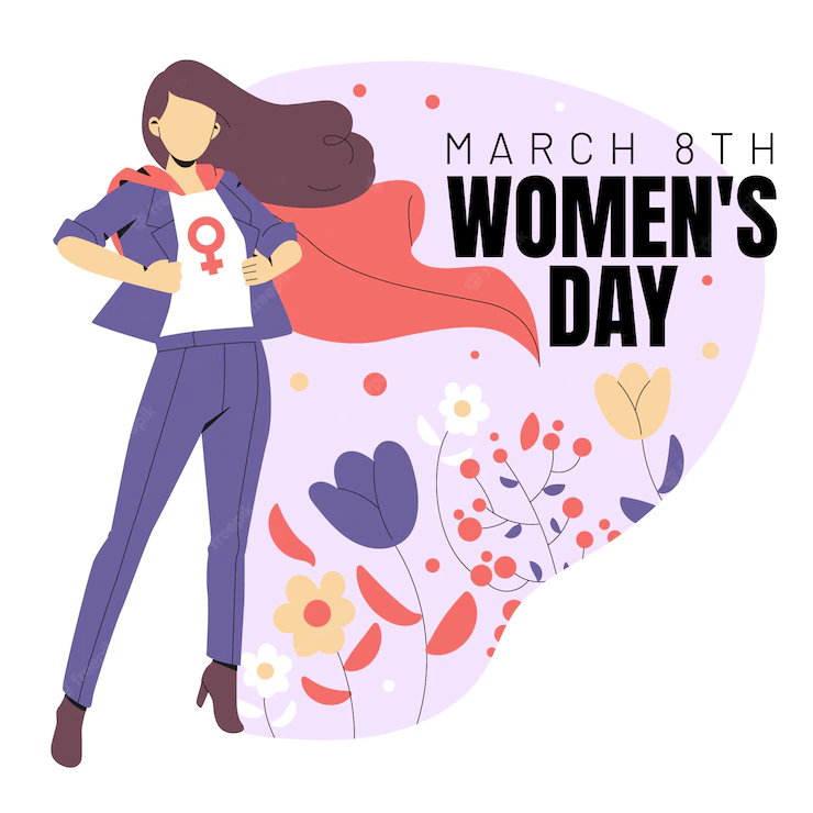 Flat Women S Day Superwoman Illustration 52683 81155