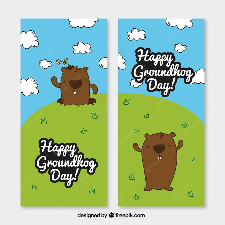 Funny Groundhog Banners 23 2147595394