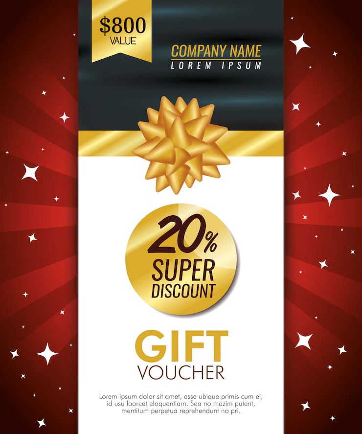 Gift Coupon Card With Special Sale 24877 55651