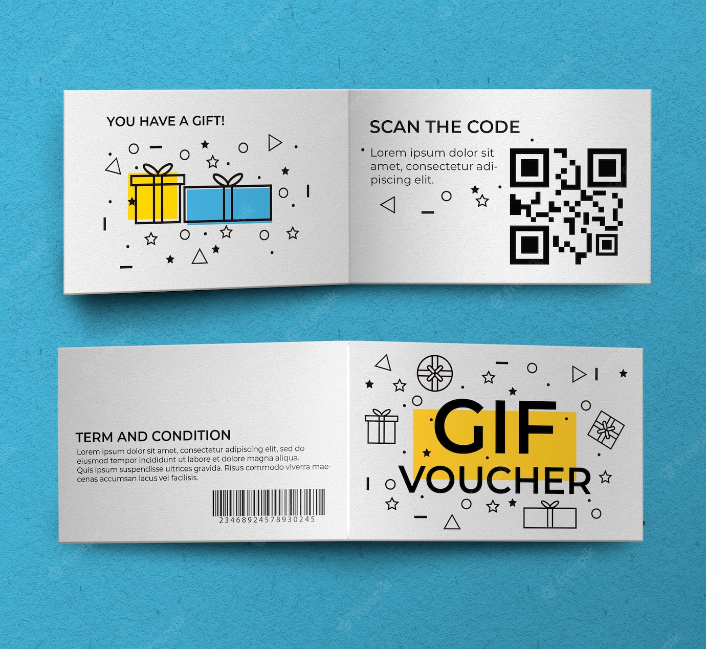 Gift Voucher Front Back Mockup 125540 483