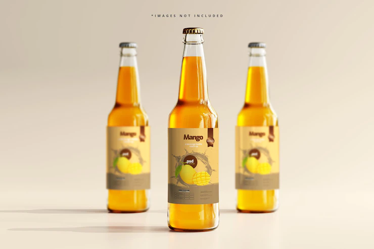 Glass Beverage Bottles Mockup 358694 2210