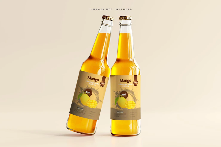 Glass Beverage Bottles Mockup 358694 2218