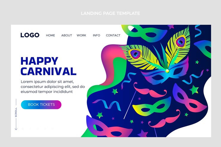 Gradient Carnival Landing Page Template 23 2149227922
