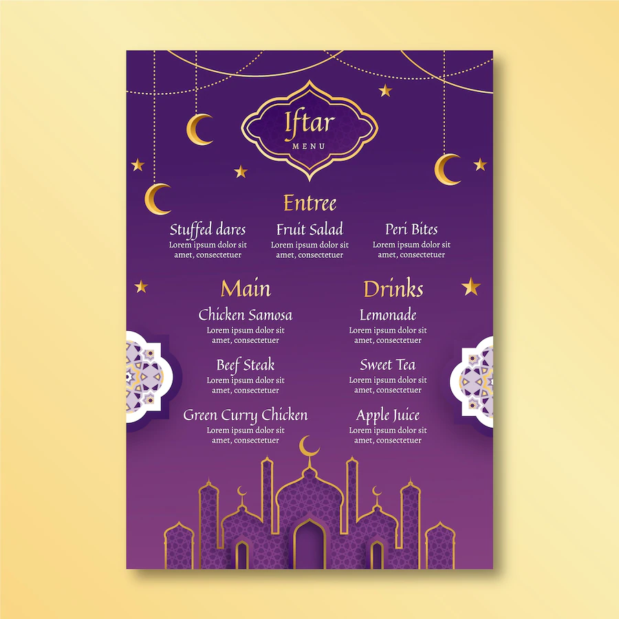 Gradient Iftar Vertical Menu Template 23 2149317784