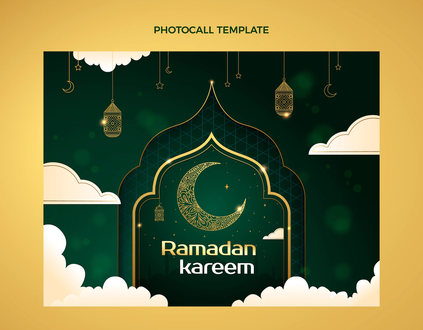 Gradient Ramadan Photocall Template 23 2149305800