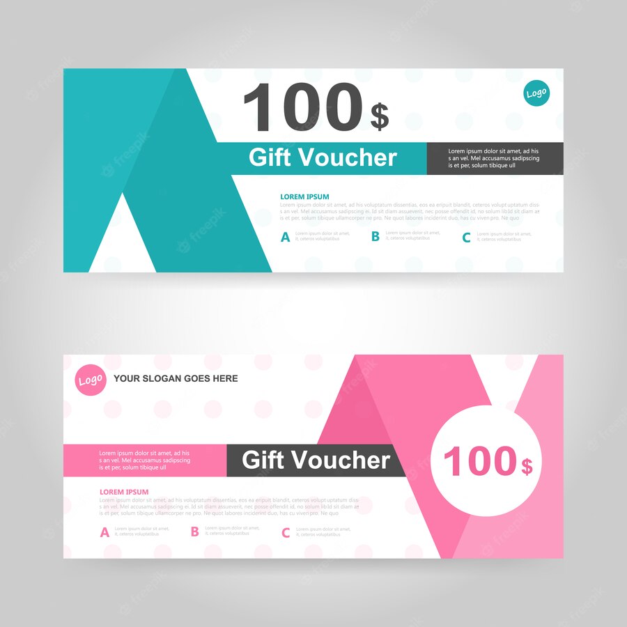 Green Pink Gift Voucher Template 1201 1372