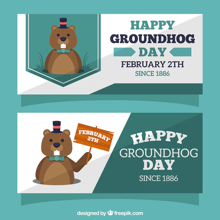 Groundhog Day Banner Collection 23 2147593630