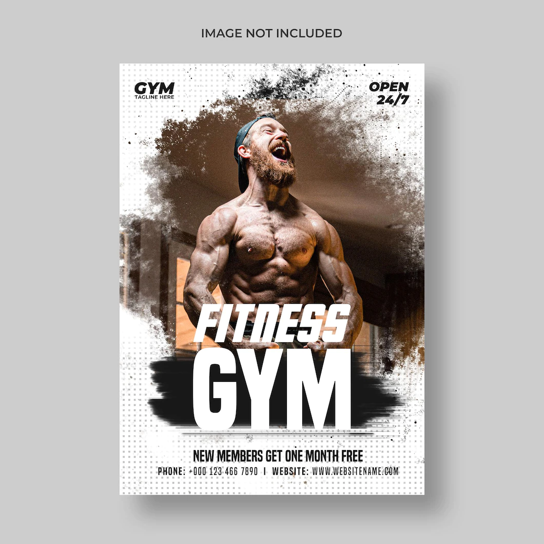 Gym Fitness Flyer Poster Template 501970 79