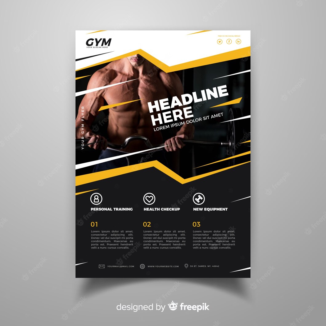 Gym Flyer Template 23 2148031585