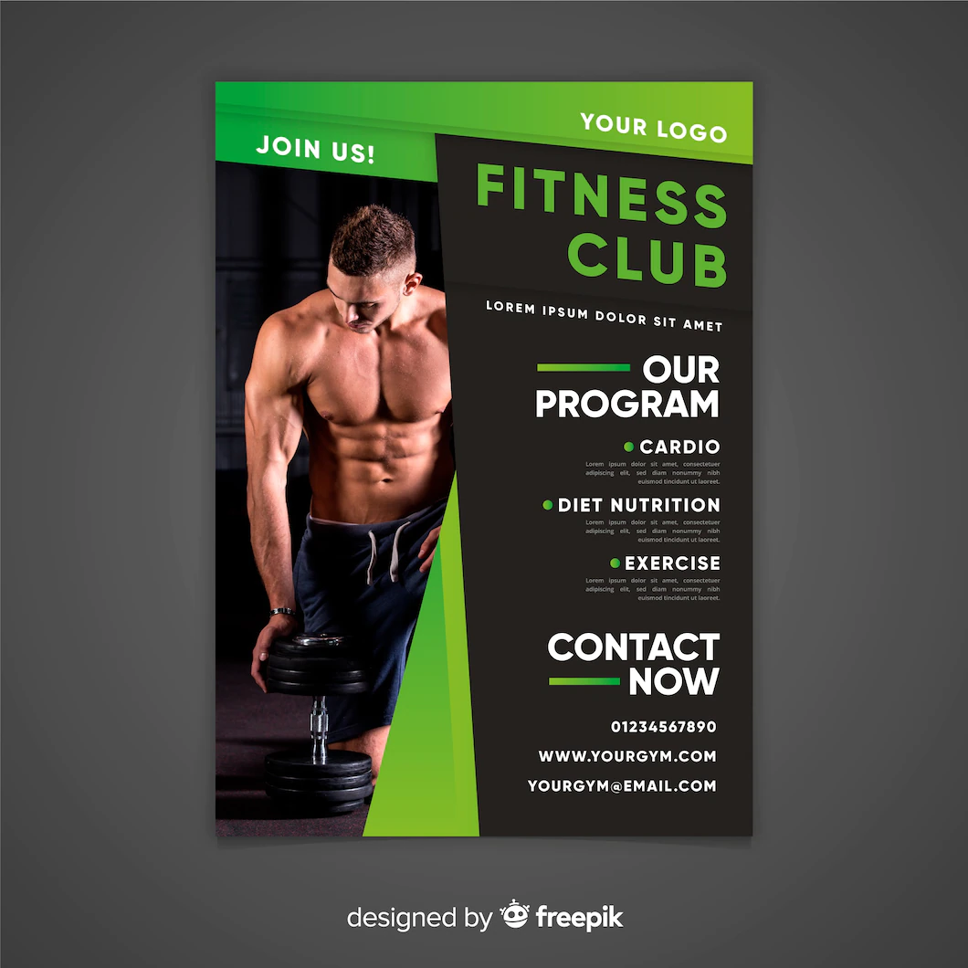 Gym Flyer Template 23 2148034537
