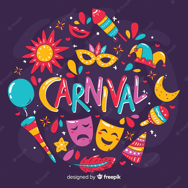 Hand Drawn Carnival Background 23 2148032807