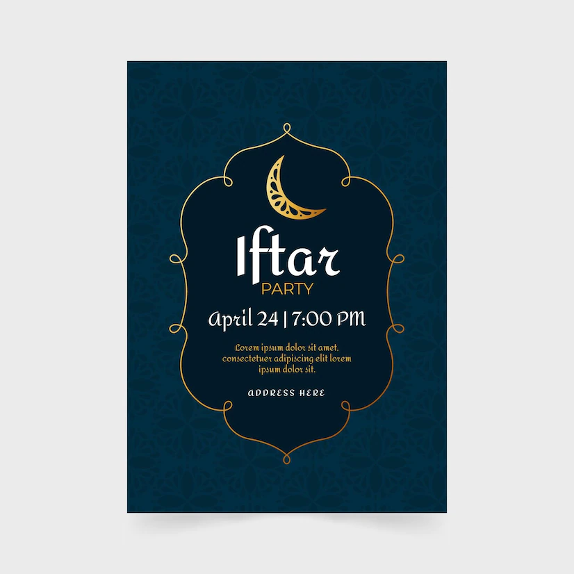 Hand Drawn Iftar Vertical Poster Template 23 2148867820