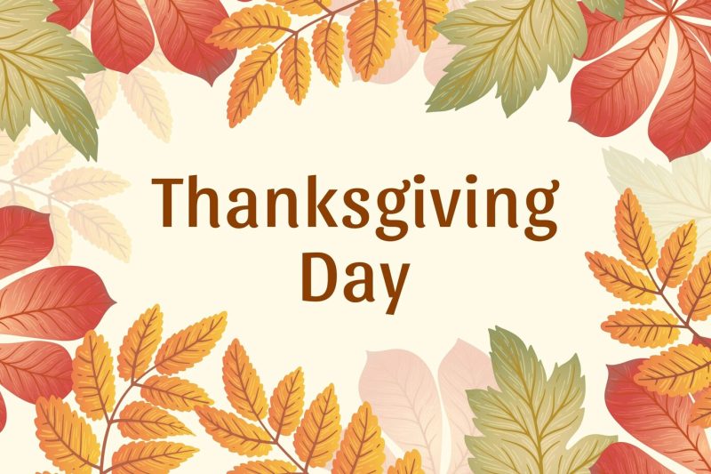 Hand drawn thanksgiving day background Free Vector