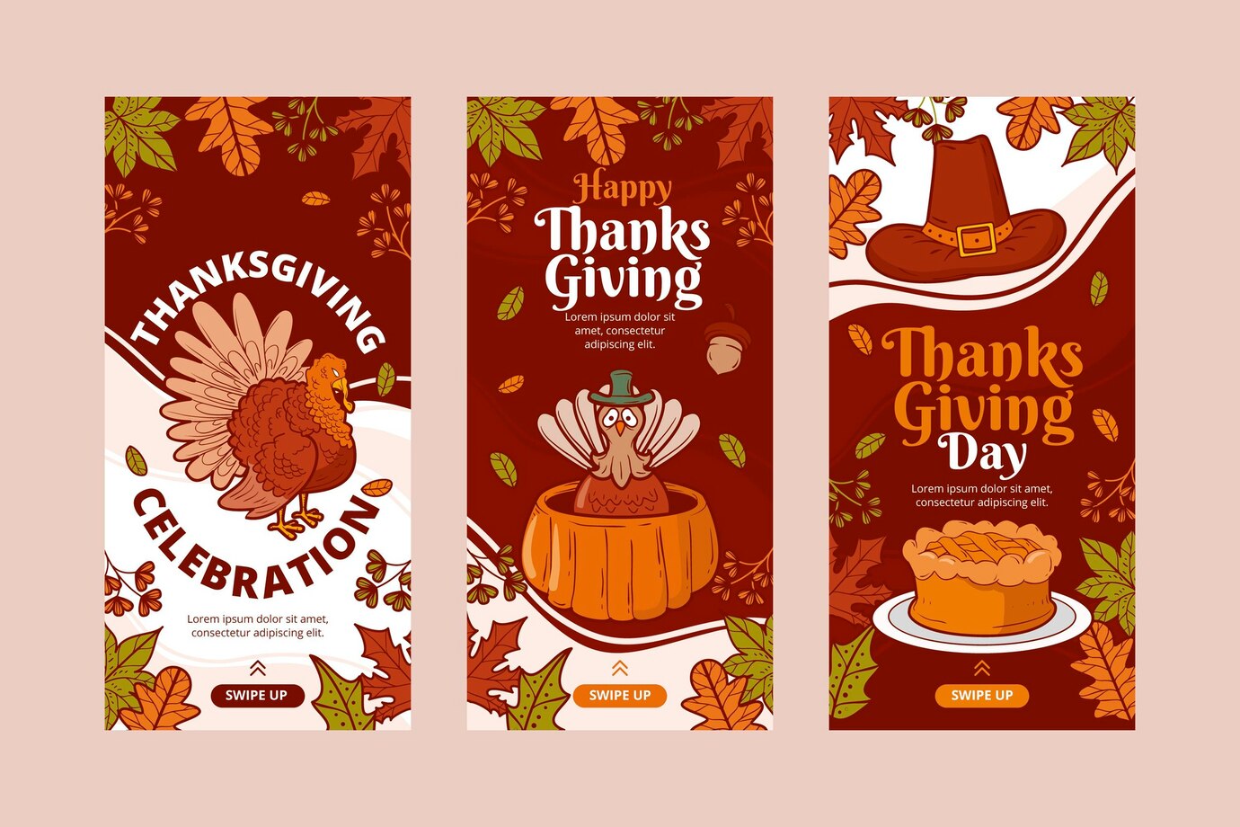 Hand Drawn Thanksgiving Instagram Stories Collection 23 2149092867