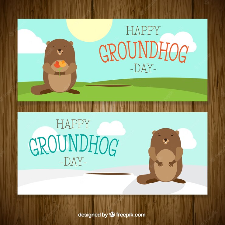 Happy Groundhog Day Banners 23 2147596774