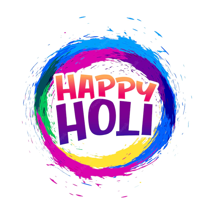 Happy Holi Abstract Colorful Frame Background 1017 12079