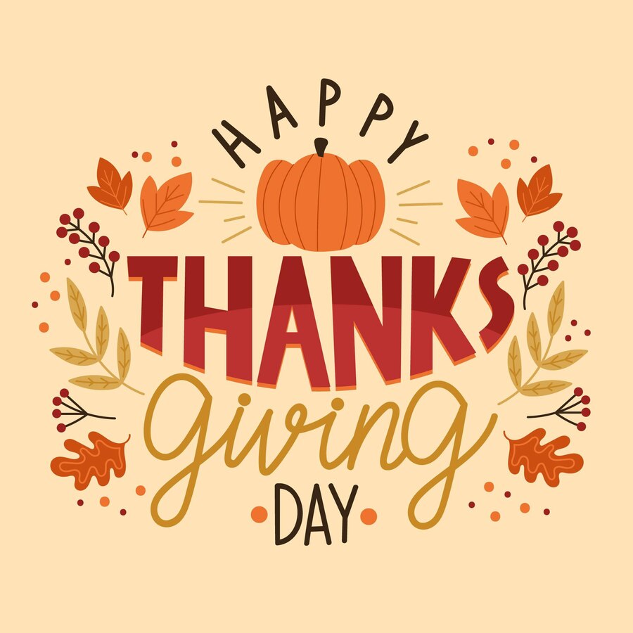 Happy Thanksgiving Day Lettering Design 52683 47266