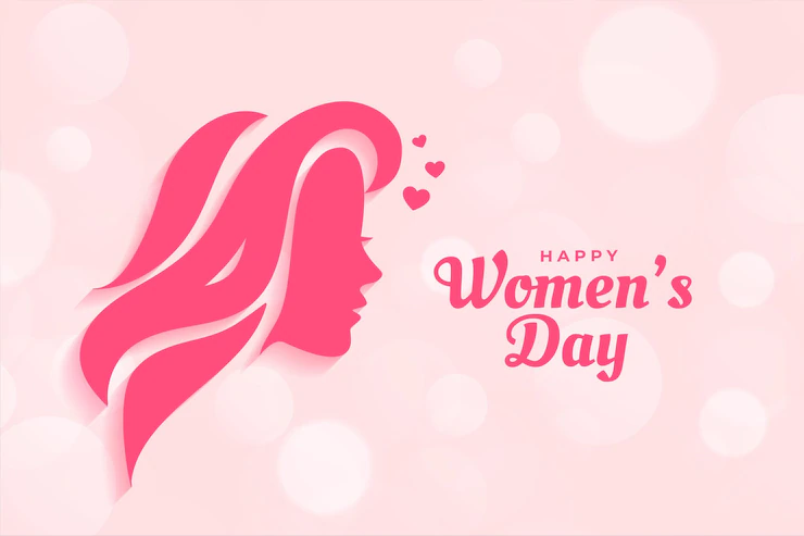Happy Women S Day Poster Design With Woman Face 1017 30433