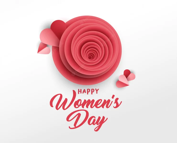 Happy women’s day poster template Free Vector