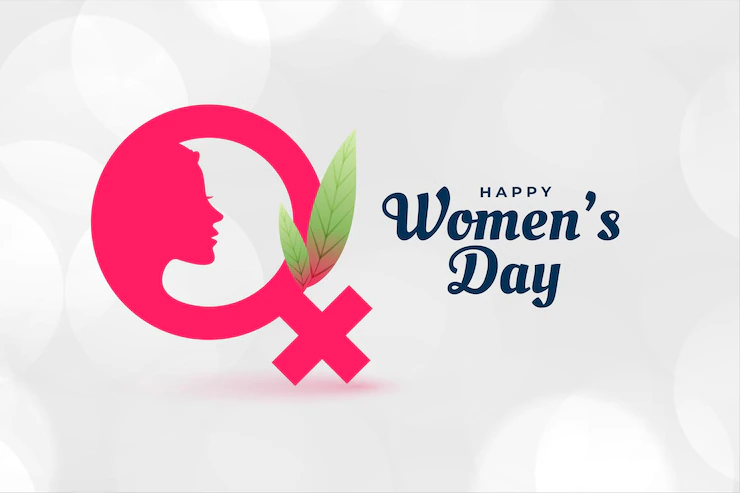 Happy Women S Day Poster With Face Female Symbol 1017 30417