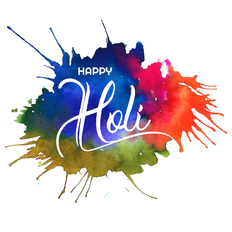 Holi Celebration Colorful Splash Indian Festival Background 1035 22451