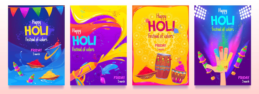 Holi Festival Poster Template 52683 56371