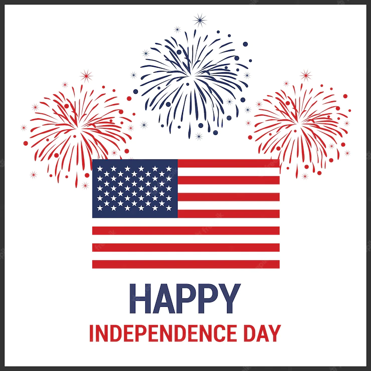 Independence Day Background With Us Flag 1057 4614