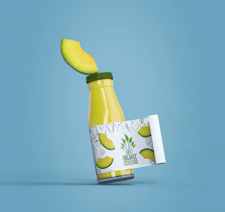 Isolated Smoothie Packaging Blue Background 23 2148310908