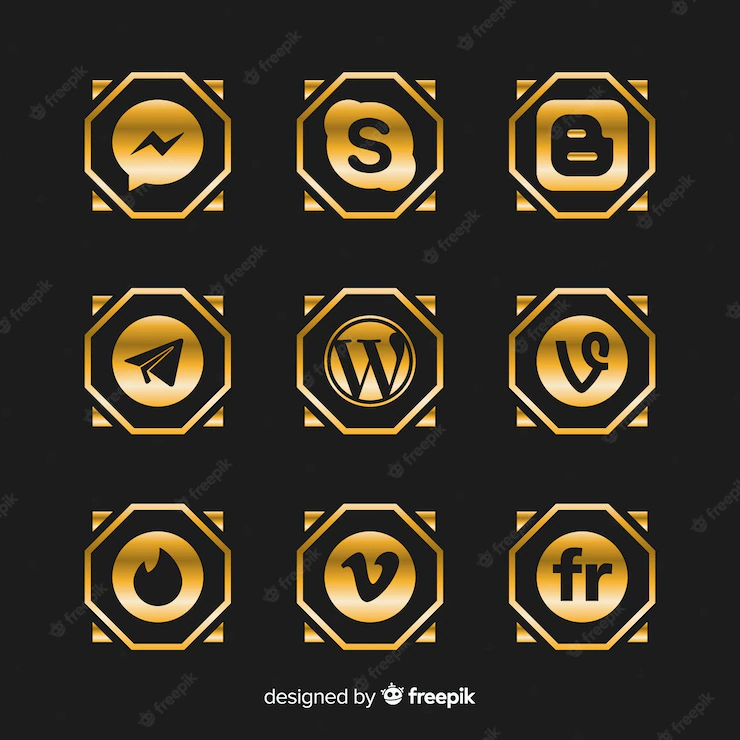 Luxury Social Media Logo Collection 23 2148311389