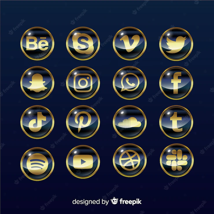 Luxury Social Media Logo Pack 23 2148313810